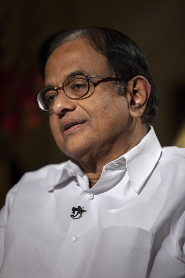 Palaniappan Chidambaram, India’s finance minister.   Bloomberg