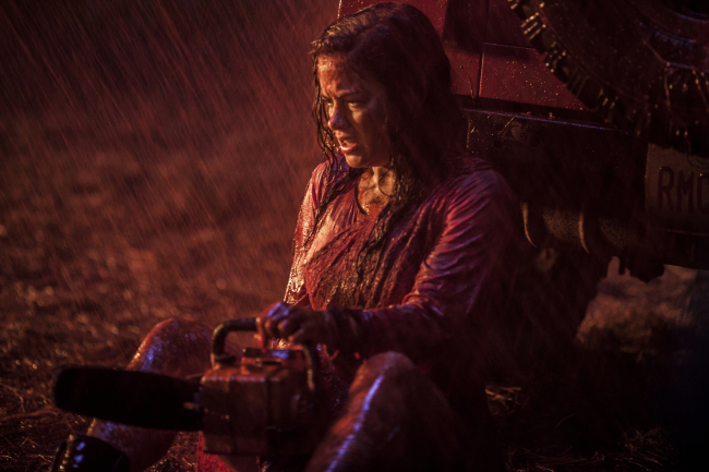 Jane Levy in TriStar Pictures’ horror film “Evil Dead” (TriStar Pictures/MCTeye)
