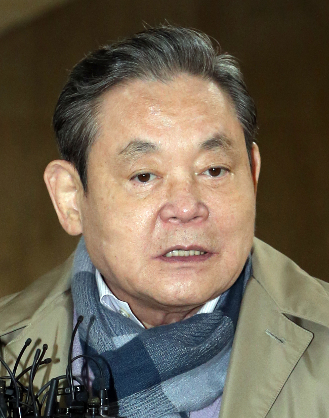 Samsung Electronics chairman
Lee Kun-hee.   Yonhap News
