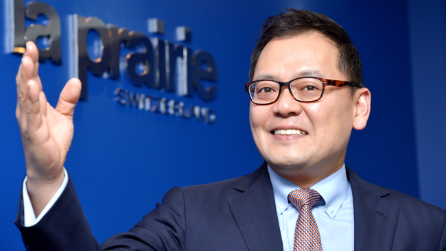 Allen Kim.   Park Hyun-koo/The Korea Herald