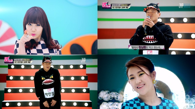 박지민(좌측부터/가수/피프틴앤드),박진영(가수/음악PD),백예린(가수/피프틴앤드)
여성듀오 피프틴앤드(15&)의 컴백곡 ‘섬바디(SOMEBODY)’의 뮤직비디오가 공개됐다.