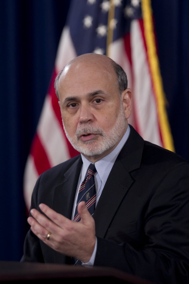 Ben Bernanke, chairman of the U.S. Federal Reserve.    Bloomberg