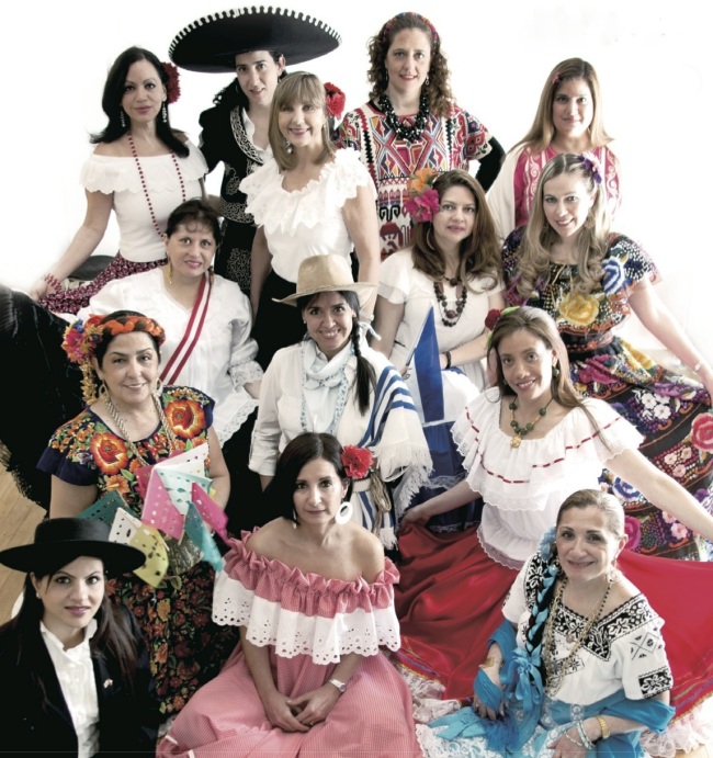 SIWA members pose for a photo to promote the Friday Fiesta Charity Gala.   SIWA