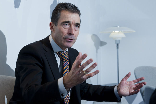 NATO Secretary General Anders Fogh Rasmussen   Yonhap News