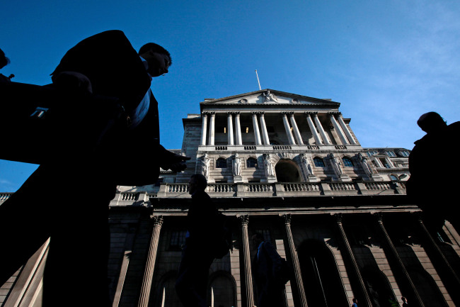 The Bank of England headquarters in London.    Bloomberg