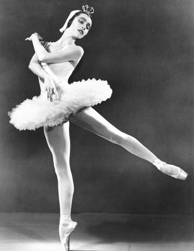 Maria Tallchief, prima ballerina of the New York City Ballet.    AP-Yonhap News