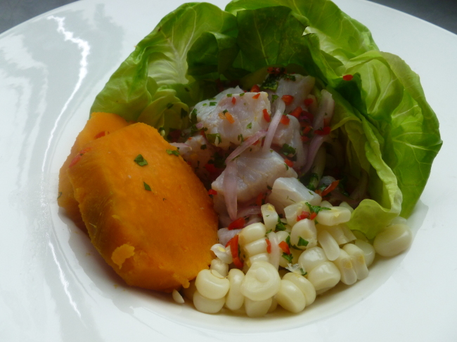 Ceviche.   Courtesy of Peruvian Embassy