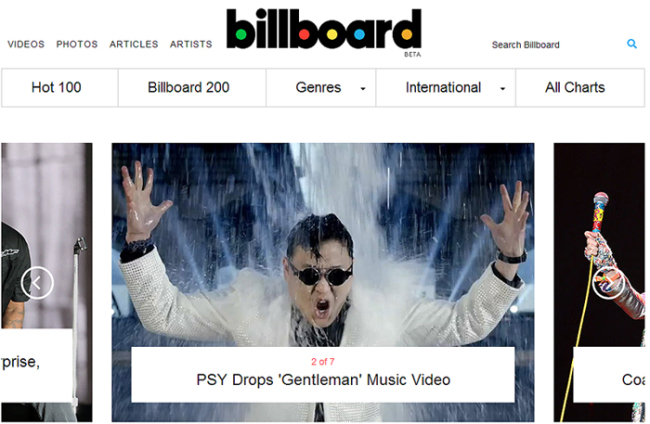 싸이(박재상/가수/음악PD)
미국 음악 전문지 빌보드(Billboard)는 젠틀맨 뮤직비디오가 공개된 지난 13일 관련기사를 통해 “새 뮤직비디오가 ‘강남스타일’의 이면을 보는 것 같지만 그렇다고 해서 덜 재밌다는 말은 아니다”고 보도했다.