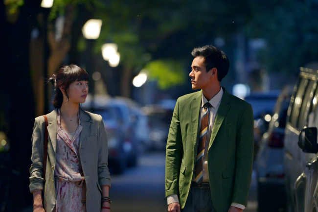 A scene from Korea-China joint production romance film "A Wedding Invitation" (CJ Entertainment)