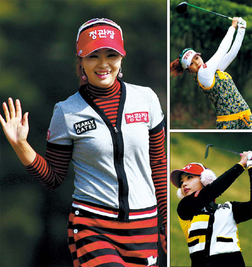 양수진(골퍼/정관장)
올해 첫 창설된 한국여자프로골프(KLPGA) 투어 넥센-세인트나인 마스터즈에서 초대 여왕에 오른 패셔니스타’ 양수진(22ㆍ정관장) 얘기다.