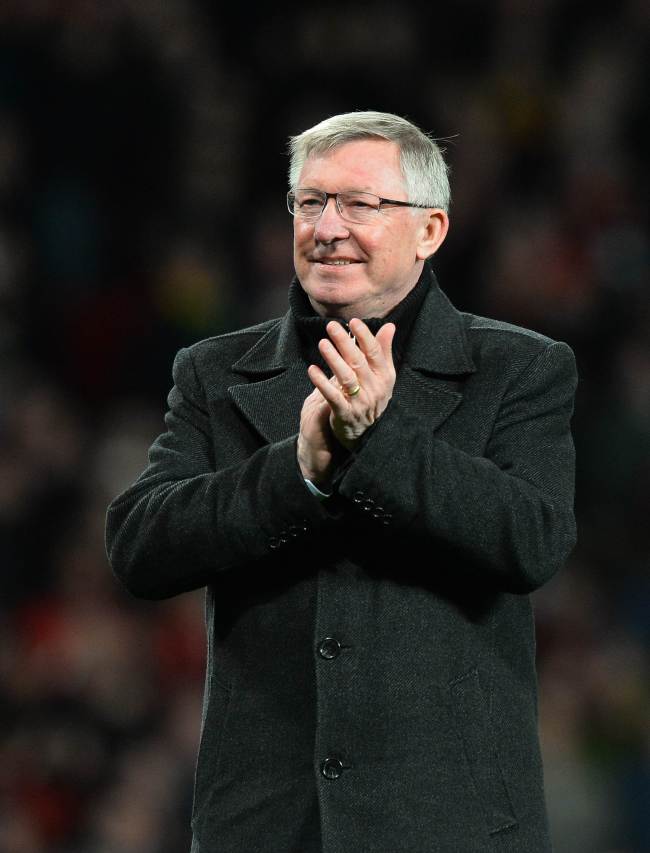 Manchester United’s manager Alex Ferguson.    AFP-Yonhap News