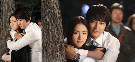 신세경(좌부터/탤런트/영화배우),송승헌(탤런트/영화배우)
MBC 수목드라마 ‘남자가 사랑할 때’ 제작사 측은 송승헌이 신세경을 백허그하고 있는 사진을 공개했다.
