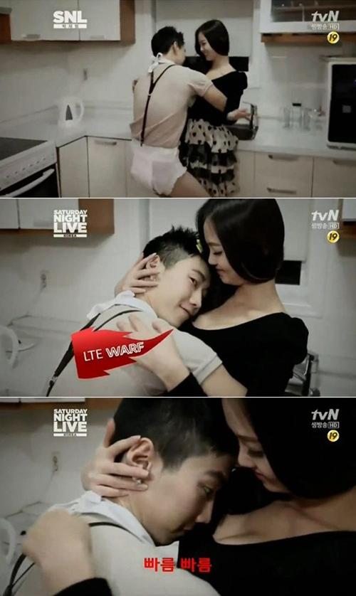 박재범(좌부터/가수/영화배우),오초희(방송연예인)
25일 오전 공개된 가수 박재범의 디지털 싱글 ‘웰컴(WELCOME)’의 뮤직비디오에서는 방송인 오초희가 농염한 베드신을 선보여 눈길을 끌었다. 뮤직비디오에서 호흡을 맞춘 두 사람은 애틋한 연인의 모습을 자연스럽게 그려내며 스태프들의 박수를 이끌어낸 것으로 전해졌다.