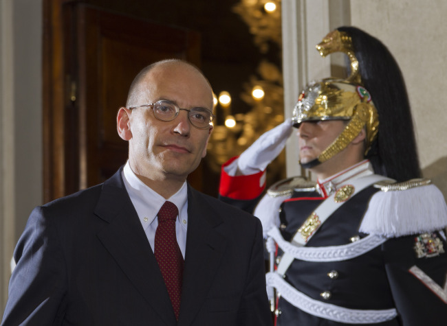 Enrico Letta.   AP-Yonhap News