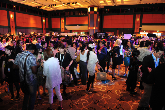 The Blue Print trade show at the Asia Fashion Exchange last year.   Asia Fashion Exchange
