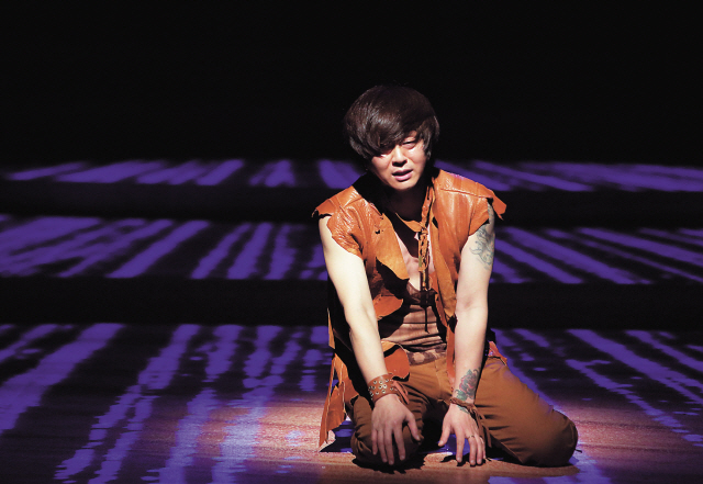 Rock singer Yoon Do-hyun stars as Judas in “Jesus Christ Superstar” (Seol & Company)