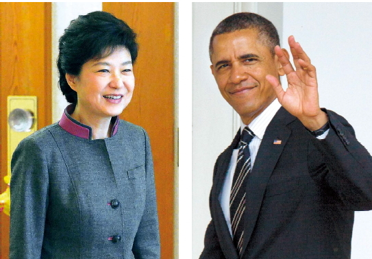 (left) President Park Geun-hye (Chung Hee-cho/The Korea Herald)
(right) U.S. President Barack Obama (Yonhap News)