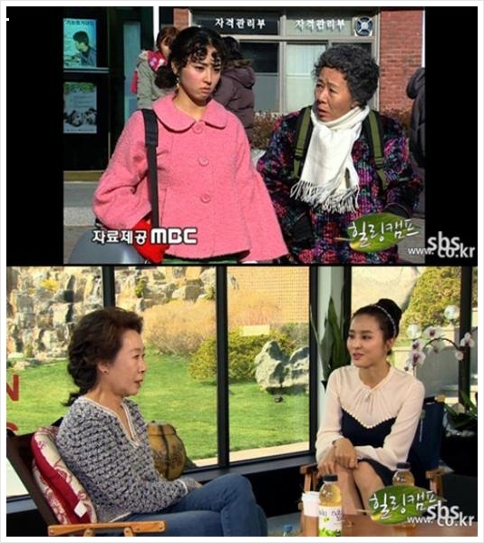 한혜진(좌부터/탤런트/영화배우),윤여정(탤런트/영화배우)
배우 한혜진이 선배 배우 윤여정과 9년 만의 재회한 후 눈물을 보였다.