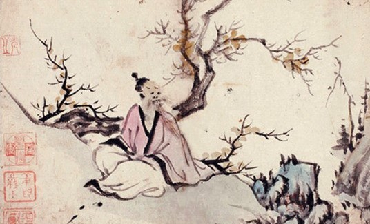 표암 강세황의‘노인관수(老人觀水:노인이 물을 바라보다)’.
[사진제공=간송미술관]