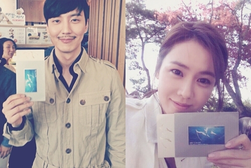 김남길(좌부터/탤런트/영화배우),손예진(언진/영화배우/탤런트)
7일 KBS2TV 새 드라마 ‘상어’ 측은 상어 서포터즈 NFC카드의 발송 시작을 알리며 상어 주연 배우 김남길과 손예진의 카드 인증샷을 게재했다.