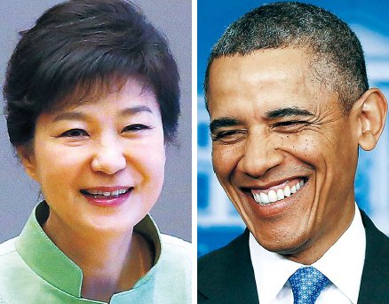 박근혜(좌부터/대통령),버락오바마(BarackObama/정치인/미국대통령)
WASHINGTON - The leaders of South Korea and the U.S. pledged Tuesday united, stern action against any provocation by North Korea while leaving the door open for dialogue.