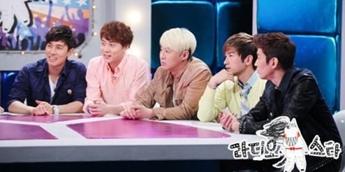 김동완(좌부터/가수/탤런트/신화),앤디(이선호/가수/신화),전진(박충재/가수/신화)
이민우(가수/영화배우/신화),에릭(문정혁/탤런트/가수/신화)
신화 멤버 김동완과 신혜성이 자존심을 건 댄스 배틀을 선보인다.
　