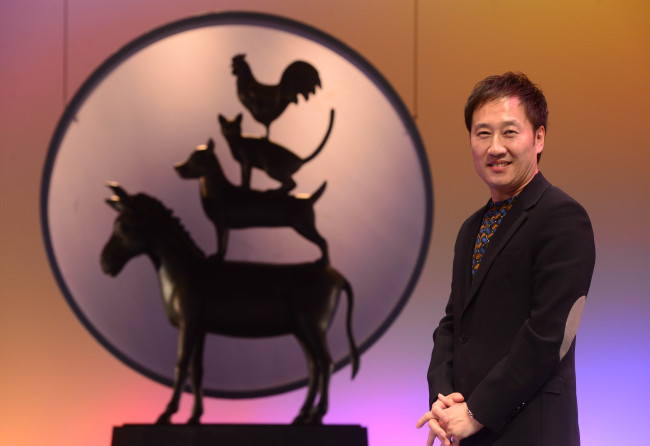 Yoo Yeol, producer of “The Bremen Town Musicians,” poses for The Korea Herald at Theater Yong of the National Museum in Seoul on Wednesday.   Park Hae-mook/The Korea Herald