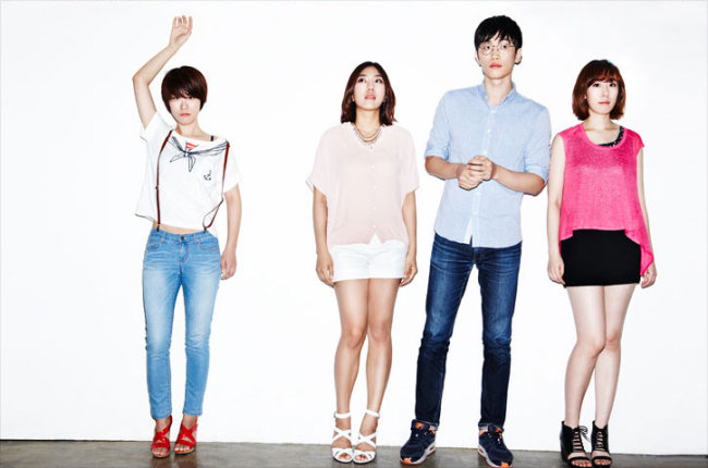Broccoli, you too? members (from left) Hyanggi, Jandi, Dukwon and Ryuji.   Studio Broccoli