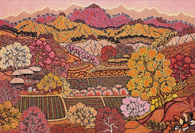 이한우의 유화‘아름다운 우리 강산’(2011)  [사진제공=갤러리 작]