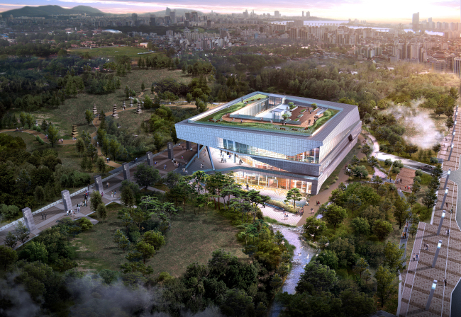 An artist’s drawing of the Hangeul Museum which will be completed next year.   Ministry of Culture, Sports and Tourism