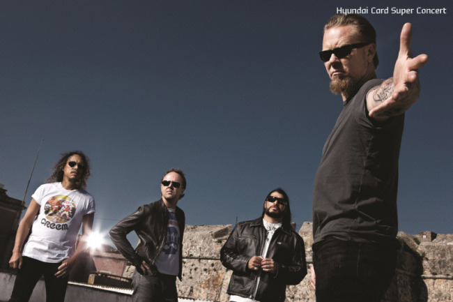 Metallica.    Hyundai Card Super Concert