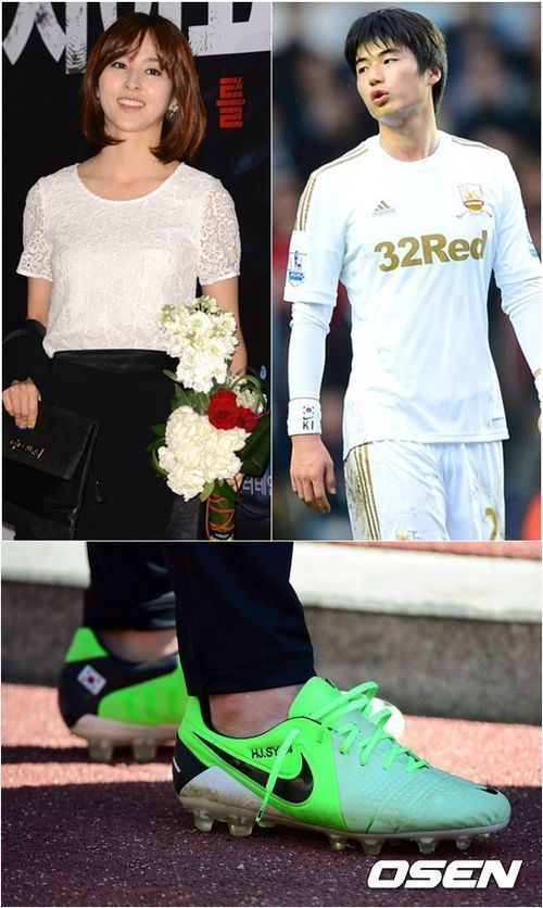 한혜진(좌부터/탤런트/영화배우),기성용(축구선수/스완지시티AFC)
지난 17일(한국시간) 기성용은 자신의 페이스북을 통해 “처음 혜진 씨를 만났을 때부터 결혼을 생각하고 있었습니다. 그러기에 더욱더 조심스러웠고 저희가 마주하는 모든 상황들이 여러 가지로 어려웠기 때문에 혜진 씨도 사실 고민을 많이 했습니다”라고 운을 뗐습니다.
