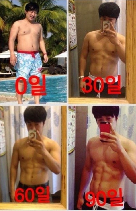 정명훈(개그맨)
개그맨 정명훈이 90일 만에 ‘몸꽝’에서 ‘몸짱’으로 변신해 화제다.