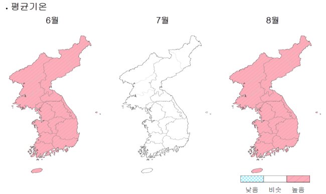 이처럼 8월에 무더위와 많은 비가 예고되면서 8월보다는 7월날씨가 여름휴가를 즐기기에는 더 좋을 것으로 보인다. 또한 올해는 6월초부터 무더위가 시작되기 때문에 남들보다 일찍 한적한 휴가를 떠나는 것도 좋다.