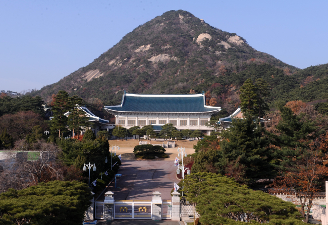 청와대 본관  20121120<br />/청와대 사진기자단