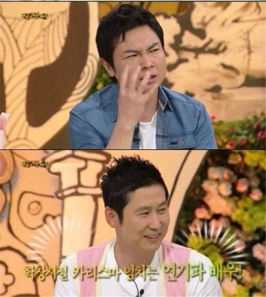 임원희(위부터/영화배우),신동엽(MC/개그맨)
배우 임원희가 신동엽의 대학시절 모습을 폭로했다.