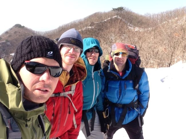 Members of the team that will attempt to be the first to climb Janhukot in the Indian Himalayas (from left): Bryan Hylenski, Gabe Thomas, Dan Kopperud and Jake Preston.   Bryan Hylenski