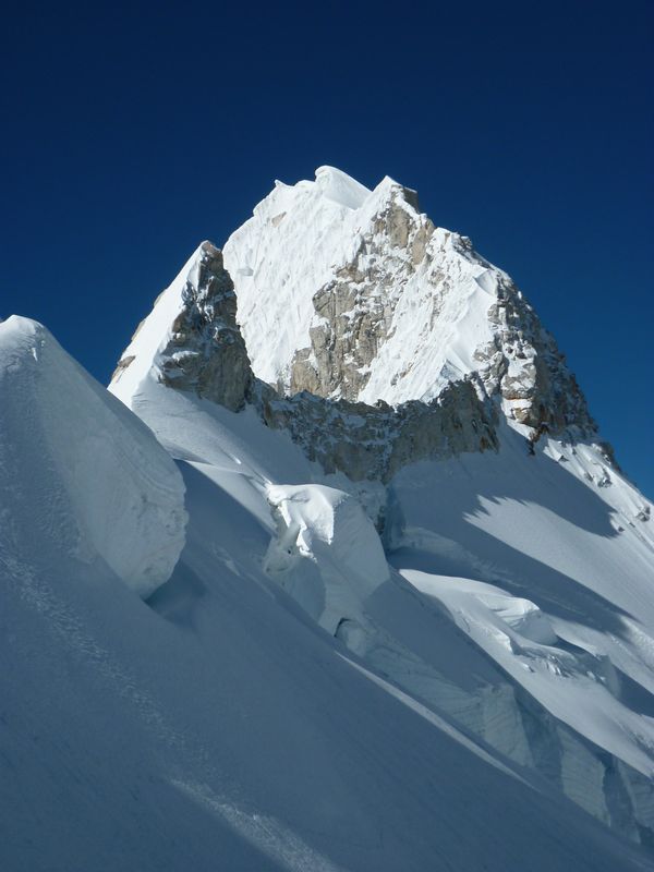 Janhukot, a still-unclimbed 6,850-meter peak in the Himalayas in India.   Bryan Hylenski