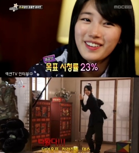 수지(배수지/가수/미쓰에이)
MBC 월화드라마 ‘구가의서’ 측은 5일 공식 홈페이지에 수지의 댄스연습 영상을 공개했다.