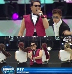 싸이(박재상/가수/음악PD)
국제스타 가수 싸이(36 ㆍ박재상)가 영국 축구 성지로 불리는 웸블리 스타디움에서 ‘젠틀맨’ 무대를 선보였다.