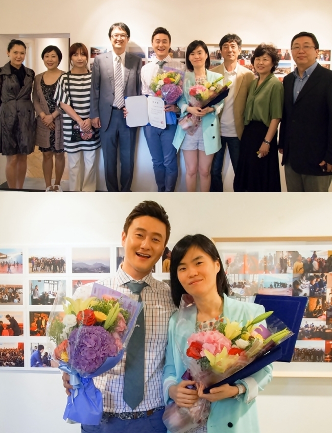 김원효(좌부터/개그맨),박지선(개그우먼)
코미디언 김원효와 박지선이 인권보호단체 ‘휴먼아시아’의 홍보대사로 위촉됐다.