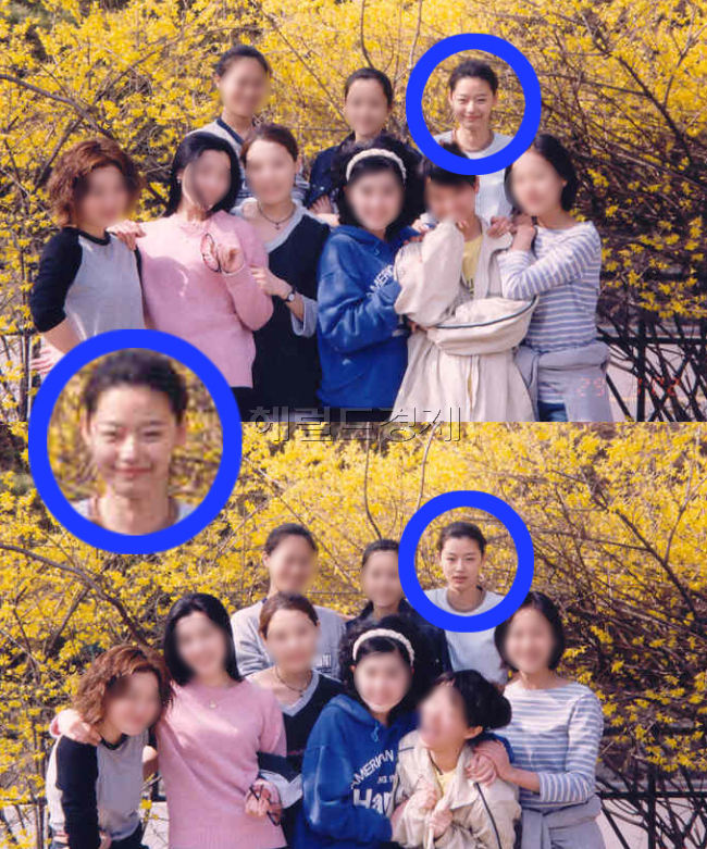 전지현(왕지현/영화배우)
전지현 대학시절 사진이 연일 화제가 되고 있는 가운데 이번에는 친구들과 찍은 그녀의 모습이 화제다.