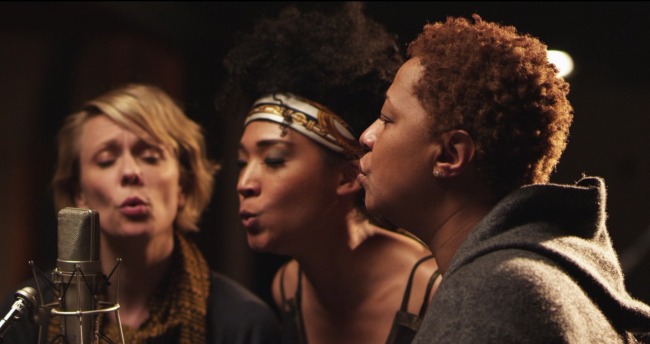 A scene in which actresses Jo Lawry, Judith Hill and Lisa Fischer play backup singers in the film “20 Feet From Stardom,” which sheds light on the backup singers behind some of the greatest musicians of the 21st century.   “20 Feet From Stardom” official website