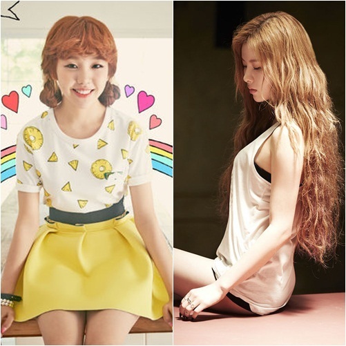 백아연(좌부터/가수),김예림(가수/투개월)
동갑내기 백아연과 김예림이 14일 신곡을 내세워 정면대결을 펼친다.