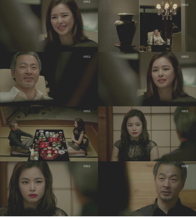 이하늬(탤런트/미스코리아)
지난 18일 방송된 ‘상어’에서 장영희를 연기하는 이하늬와 요시무라 준이치로를 연기하는 이재구가 밀담을 나누는 장면이 공개됐다.