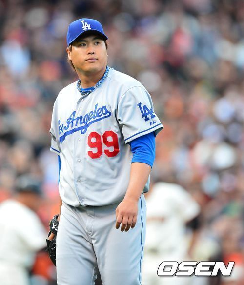 류현진(야구선수/LA다저스)
미국프로야구 LA 다저스의 류현진(26)이 32년만에 열린 양키스와의 명문구단 맞대결에서 아쉽게 패전을 기록했다.