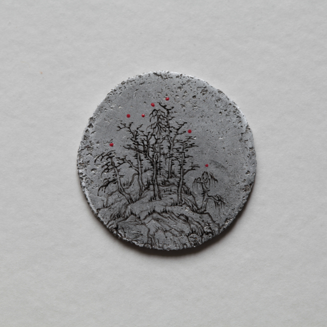 “Seven Sages-1,” by Ni Youyu.   Hakgojae Gallery