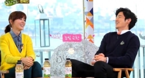 한혜진(좌부터/탤런트/영화배우),김강우(탤런트/영화배우)
개그맨 이경규가 배우 한혜진과 축구선수 기성용의 열애 사실을 미리 알고 있었다고 밝혔다.