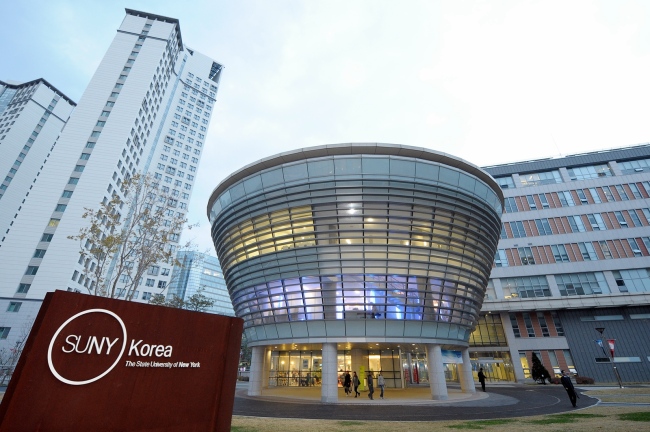 SUNY’s Korea campus, housed in Songdo Global University Campus