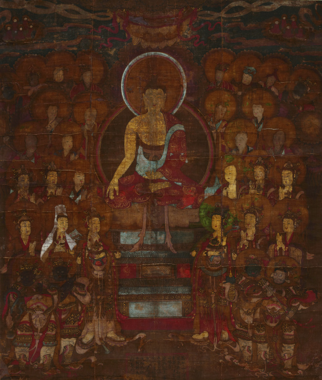“Sakyamuni Platform Painting,” 1592. Seoul Auction